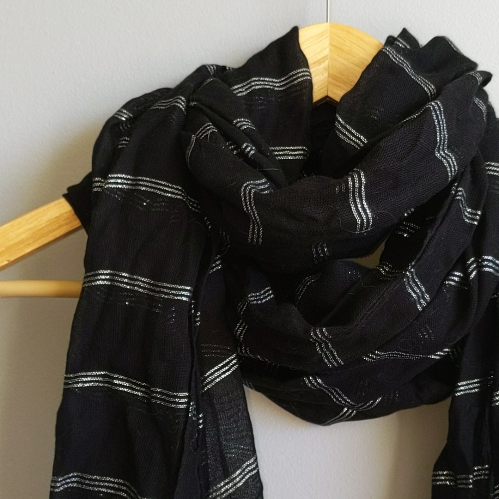 American Eagle Striped Infinity Scarf